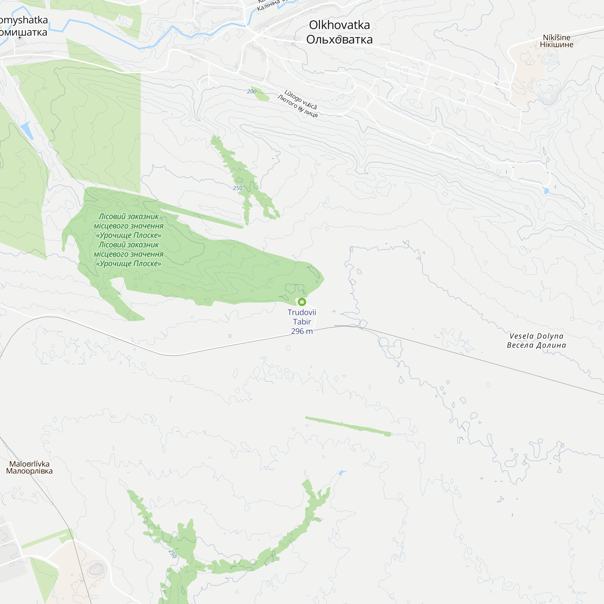 Trudovii Tabir map