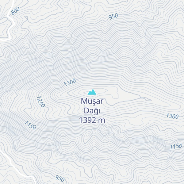 Map of Muşar Dağı