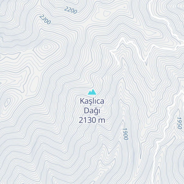Map of Kaşlıca Dağı
