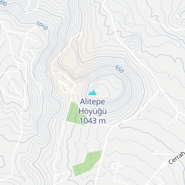 Map of Alitepe Höyüğü