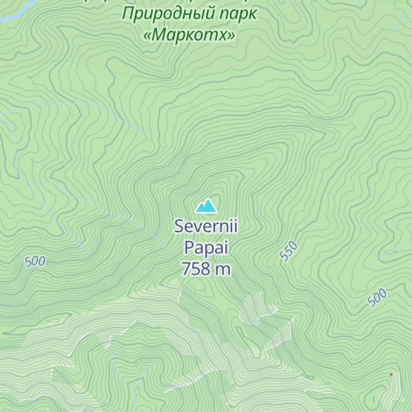 Map of Severnii Papai