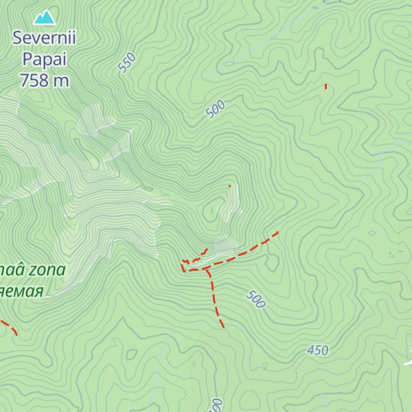 Map of Vostochnii Papai