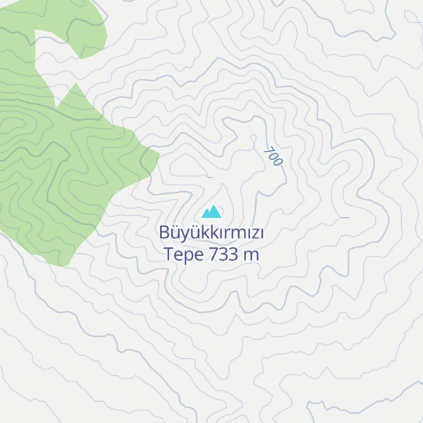 Map of Büyükkırmızı Tepe