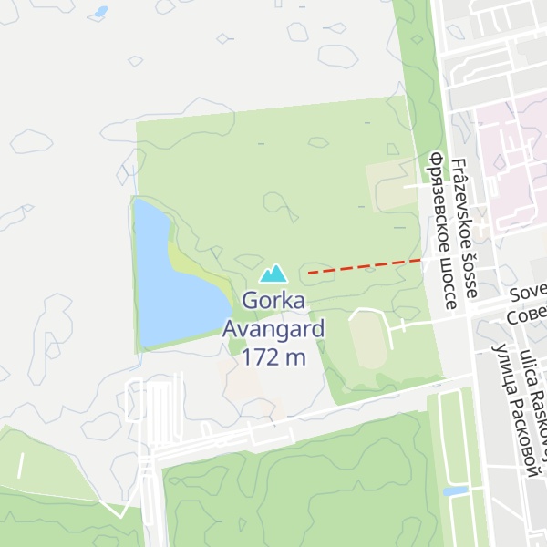 Map of Gorka Avangard