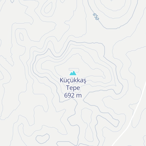 Map of Küçükkaş Tepe