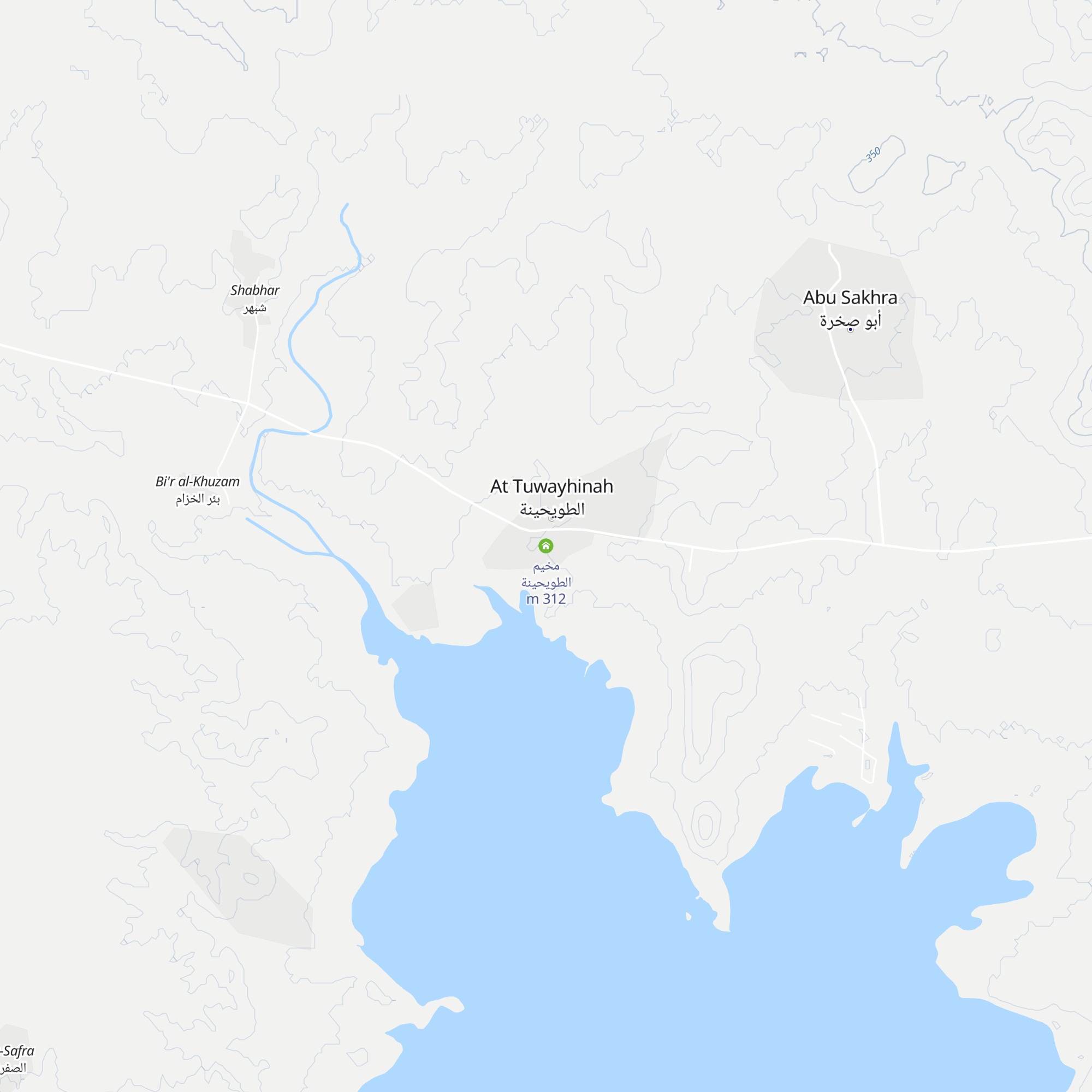 مخيم الطويحينة map