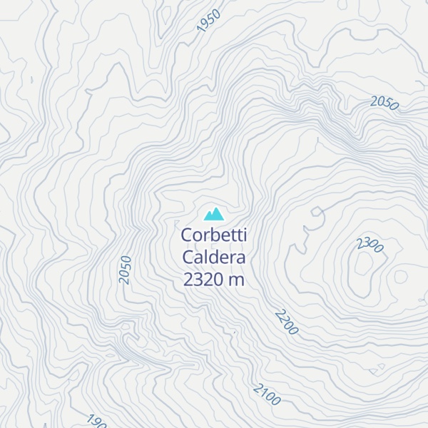Map of Corbetti Caldera