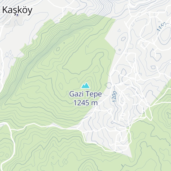 Map of Gazi Tepe