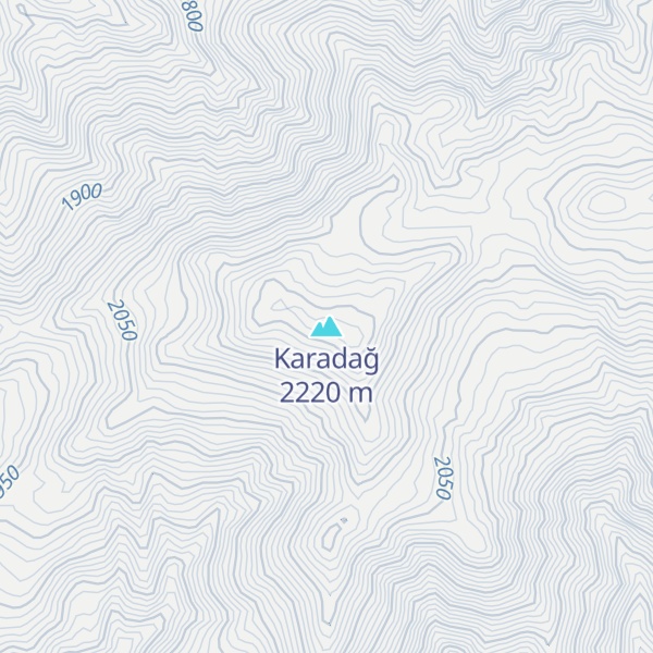 Map of Karadağ