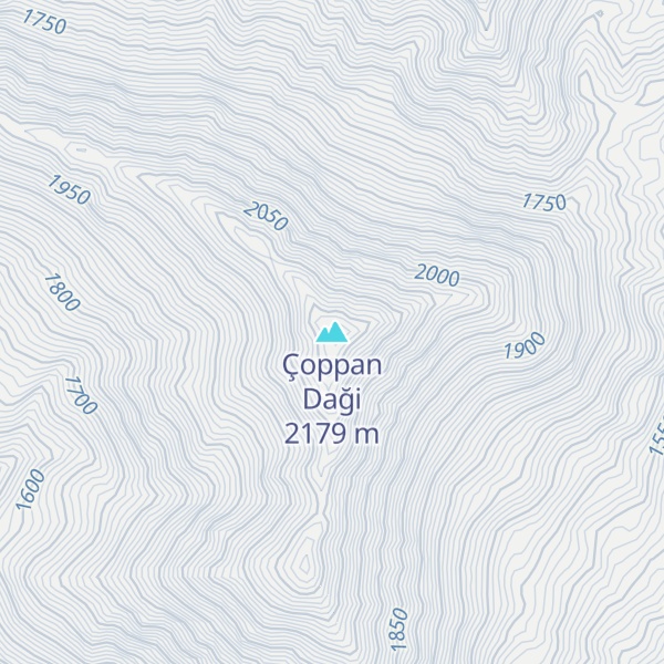 Map of Çoppan Daği