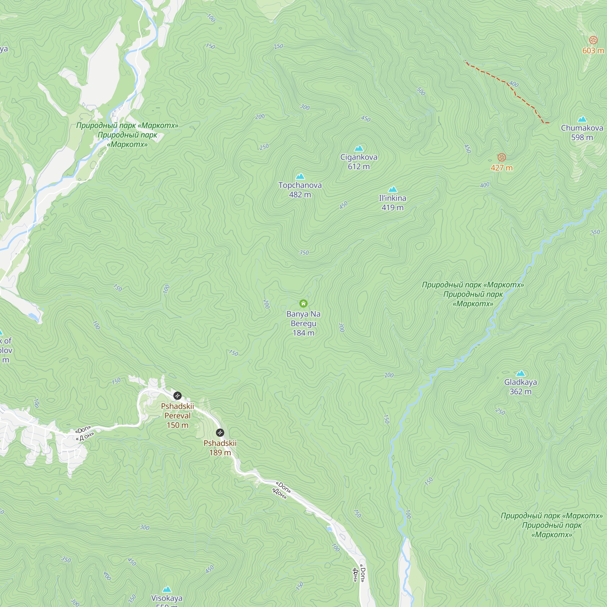 Banya Na Beregu map