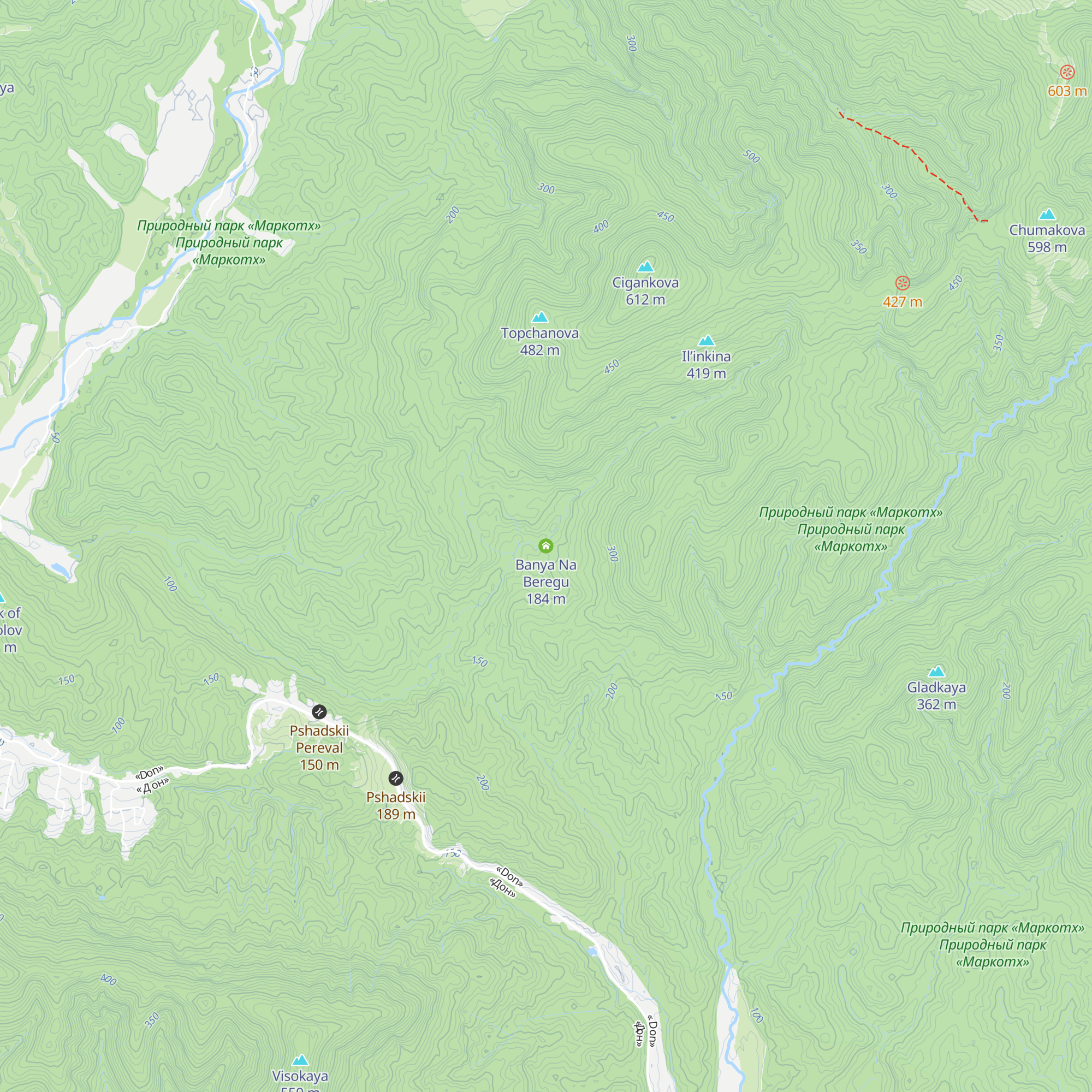 Banya Na Beregu map