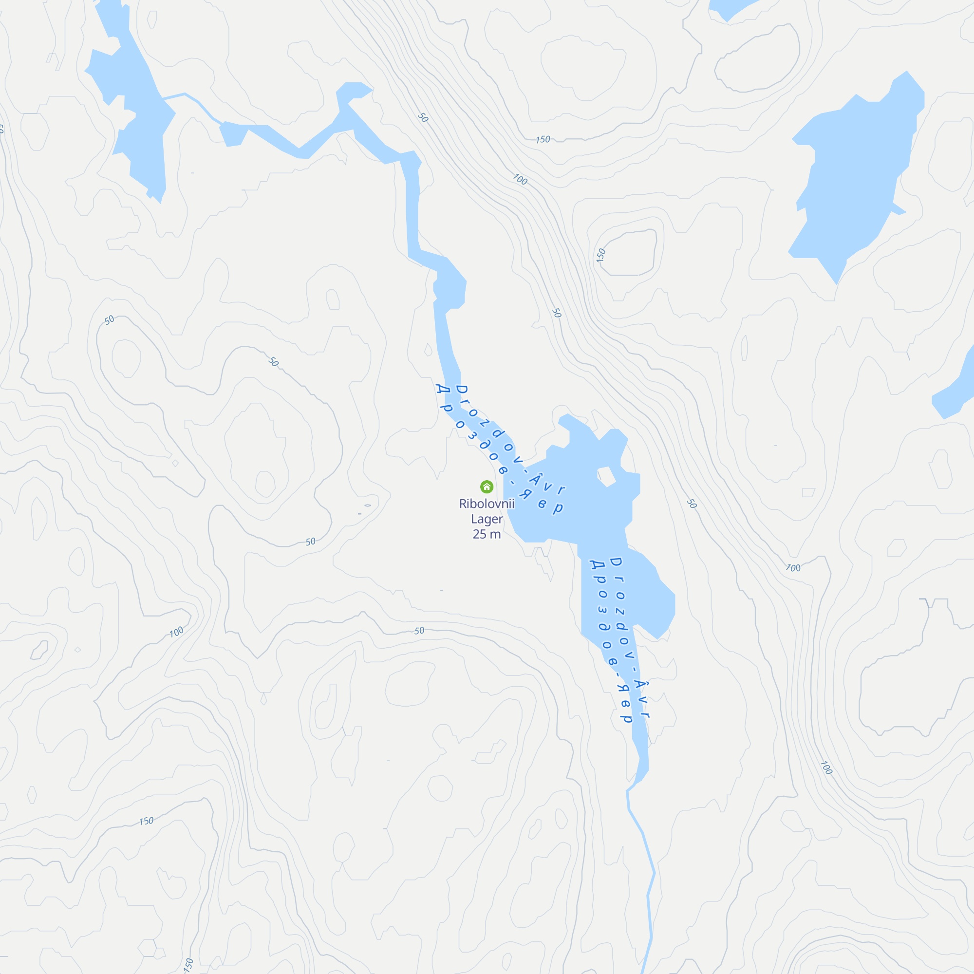 Ribolovnii Lager map