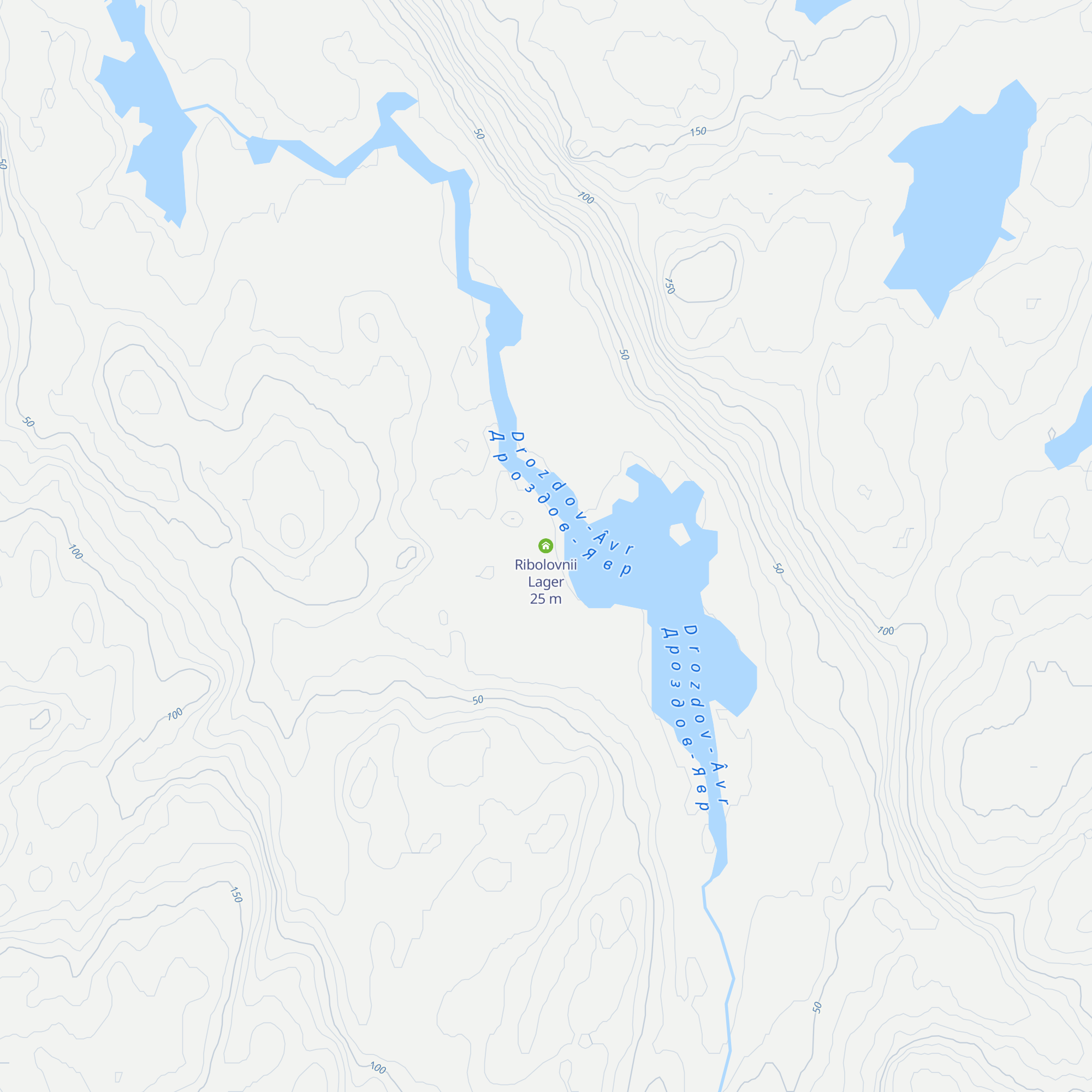 Ribolovnii Lager map