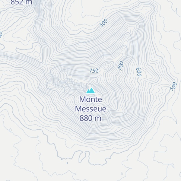 Map of Monte Messeue