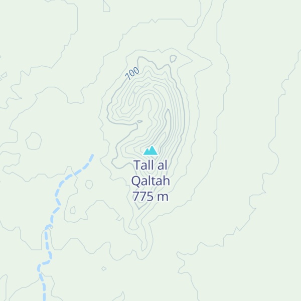 Map of Tall al Qaltah