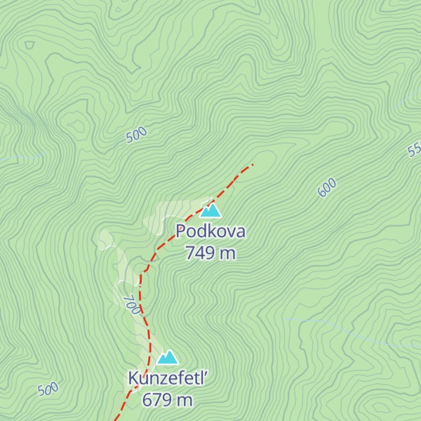 Map of Podkova