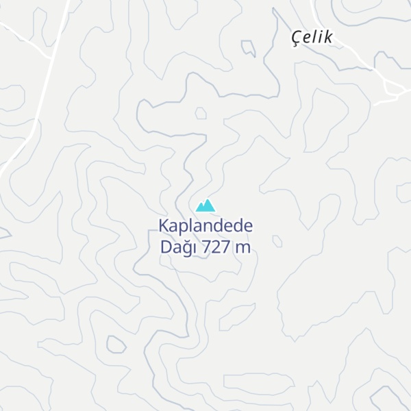 Map of Kaplandede Dağı