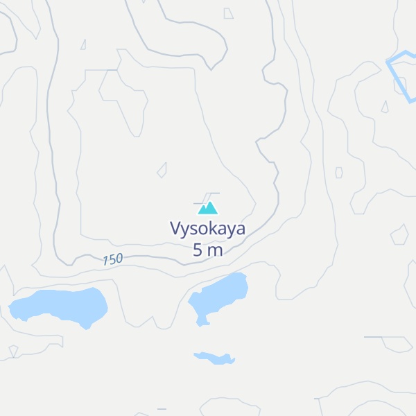 Map of Vysokaya