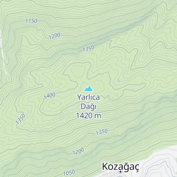 Map of Yarlıca Dağı
