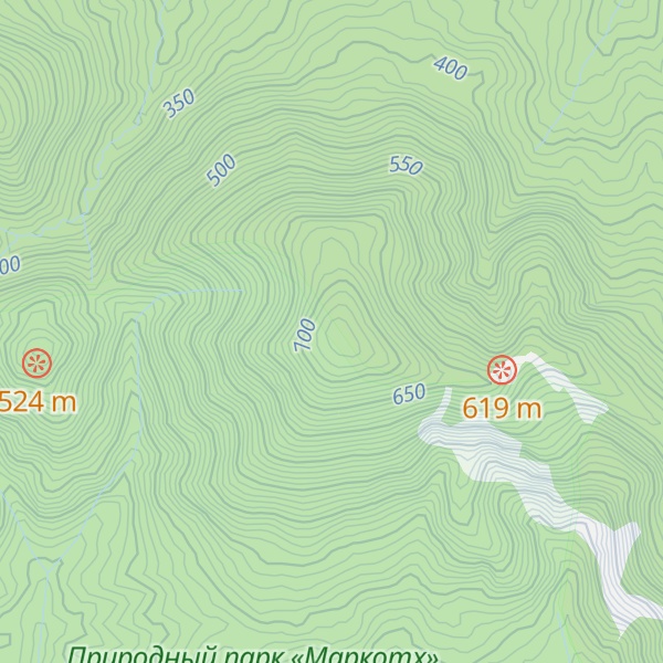Map of Bolshoi Afips