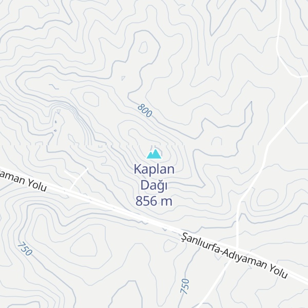 Map of Kaplan Dağı