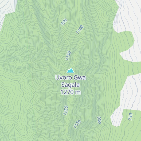 Map of Uvoro Gwa Sagala