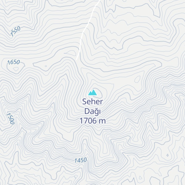 Map of Seher Dağı
