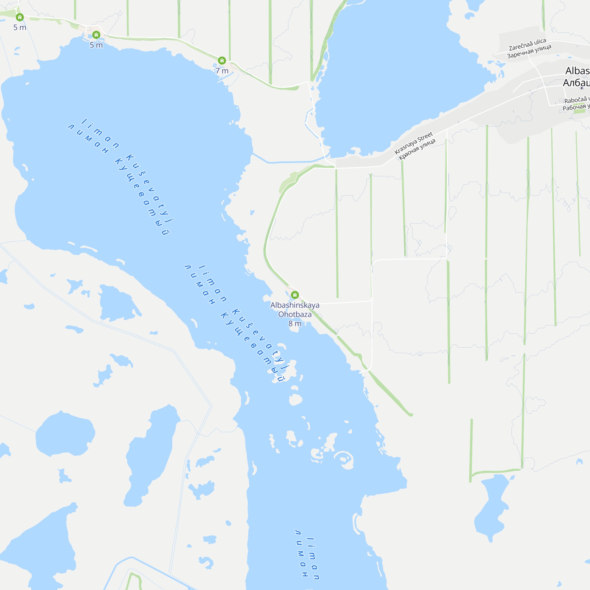 Albashinskaya Ohotbaza map