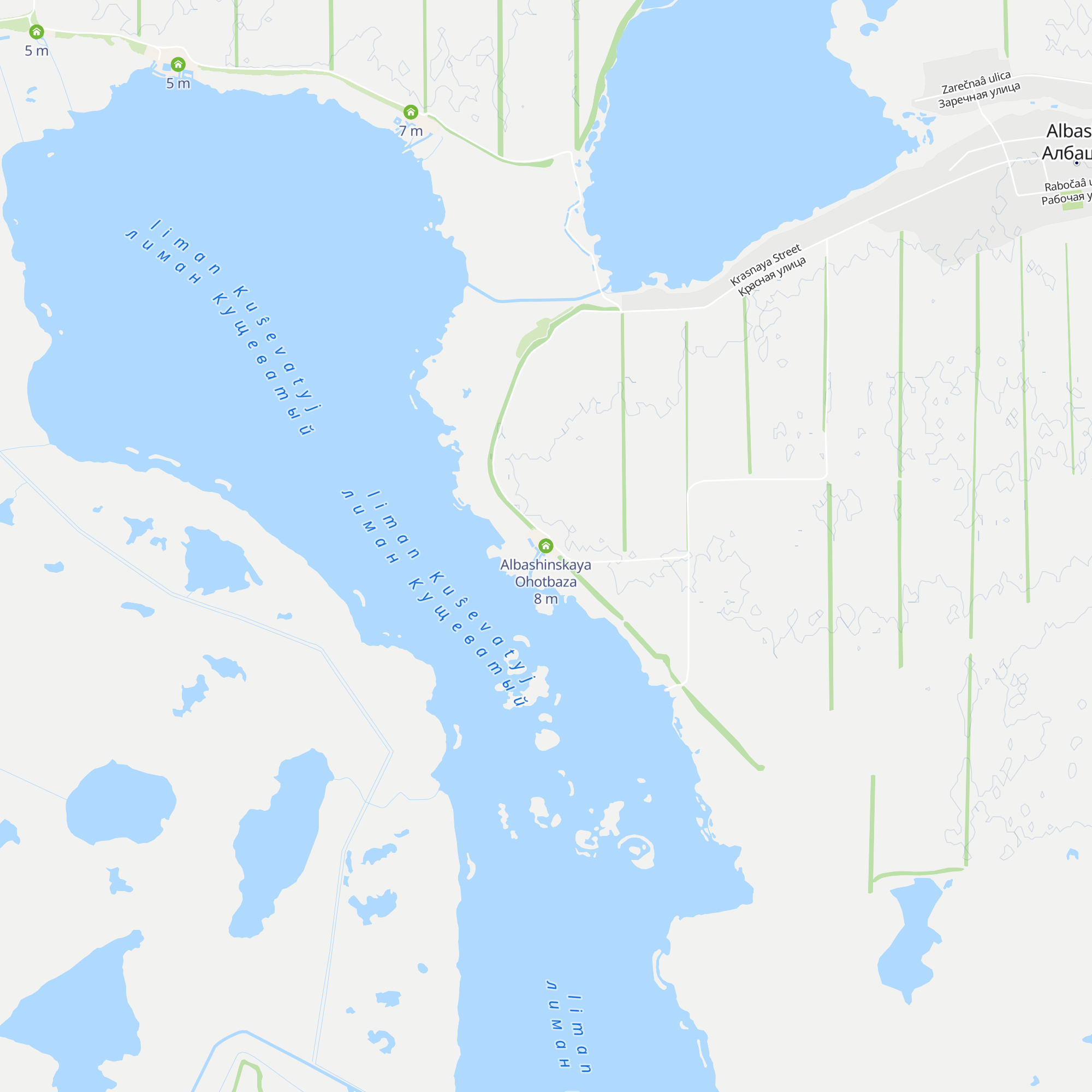 Albashinskaya Ohotbaza map