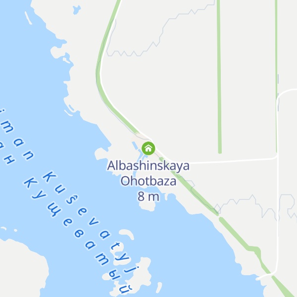 Map of Albashinskaya Ohotbaza