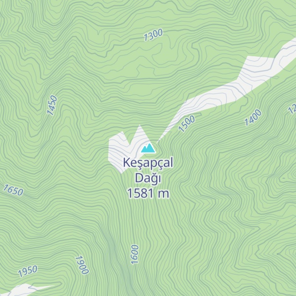 Map of Keşapçal Dağı