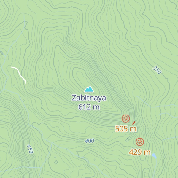 Map of Zabitnaya