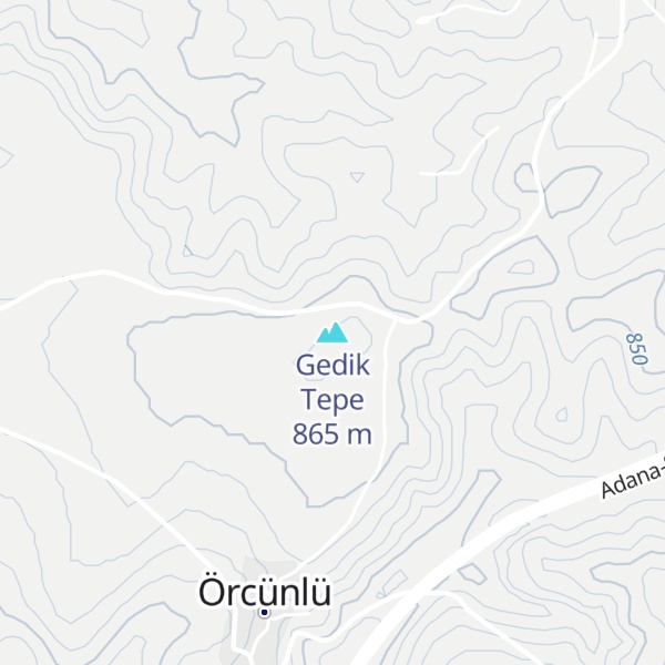 Map of Gedik Tepe