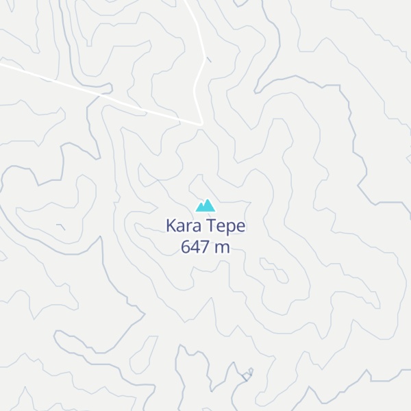 Map of Kara Tepe