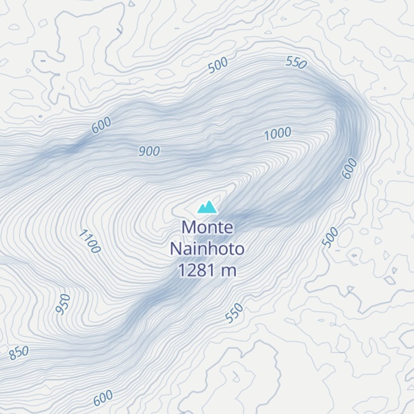Map of Monte Nainhoto