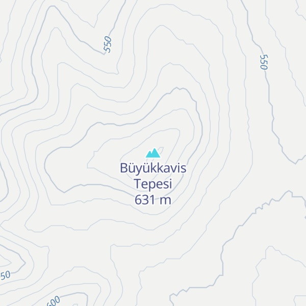 Map of Büyükkavis Tepesi