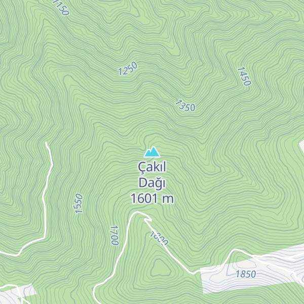 Map of Çakıl Dağı