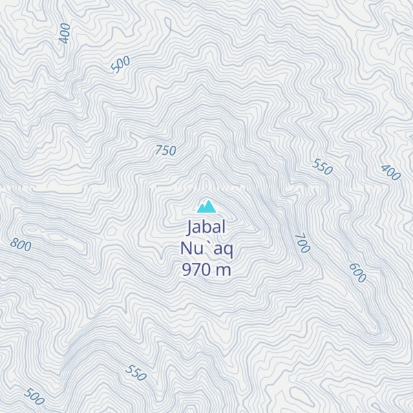 Map of Jabal Nu`aq