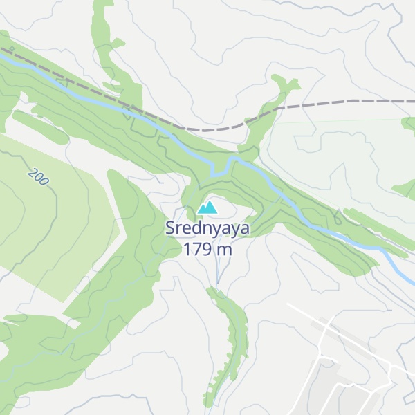 Map of Srednyaya