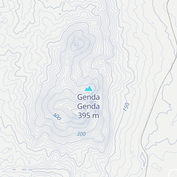 Map of Genda Genda