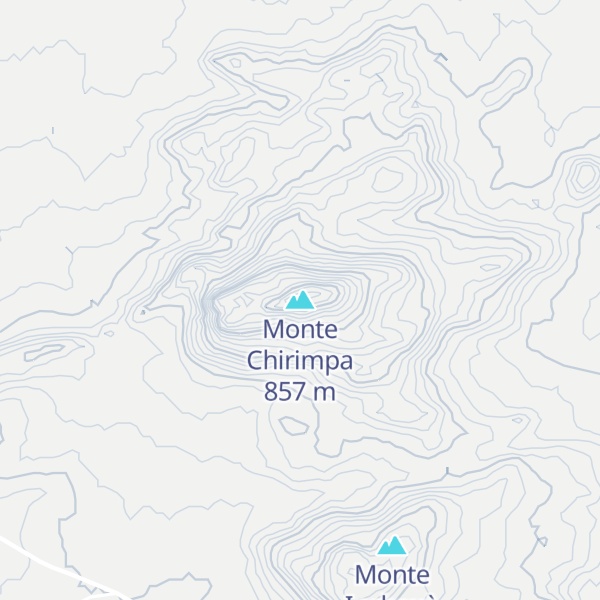 Map of Monte Chirimpa