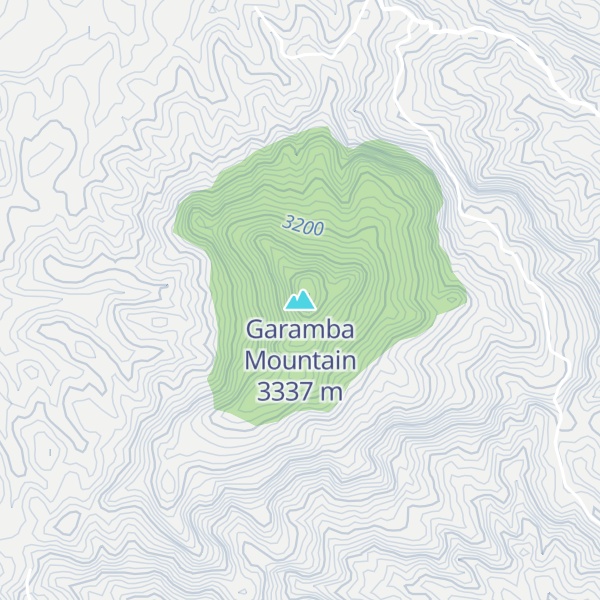 Map of Garamba Mountain