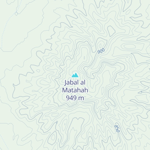 Map of Jabal al Matahah