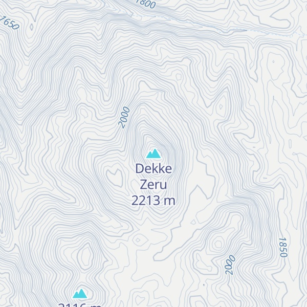 Map of Dekke Zeru