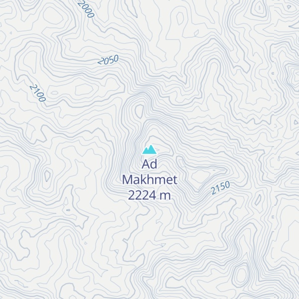 Map of Ad Makhmet