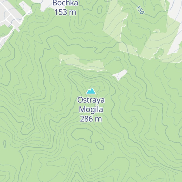 Map of Ostraya Mogila