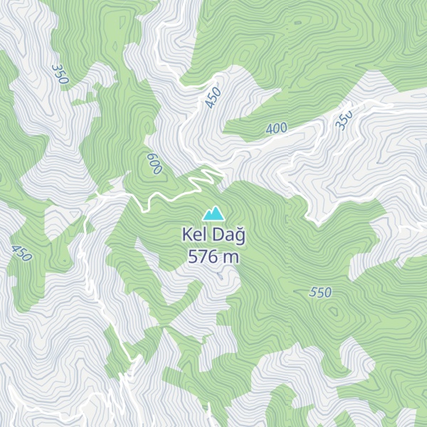 Map of Kel Dağ
