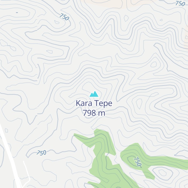 Map of Kara Tepe