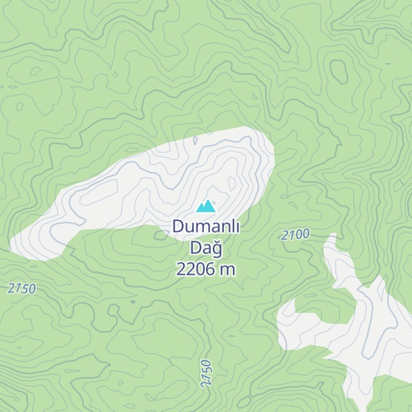 Map of Dumanlı Dağ